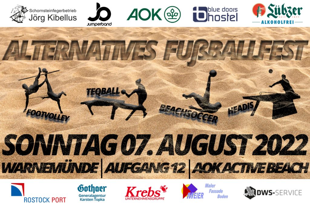 1. Alternatives Fußballfest in Warnemünde